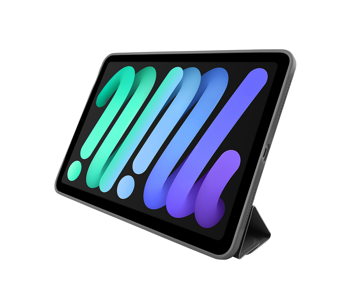 Pomologic - BookFold Clear till iPad 11(A16)/10,9 10th Gen - Clear/Grå