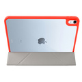 Pomologic - BookFold Clear till iPad 11(A16)/10,9 10th Gen - Clear/Röd