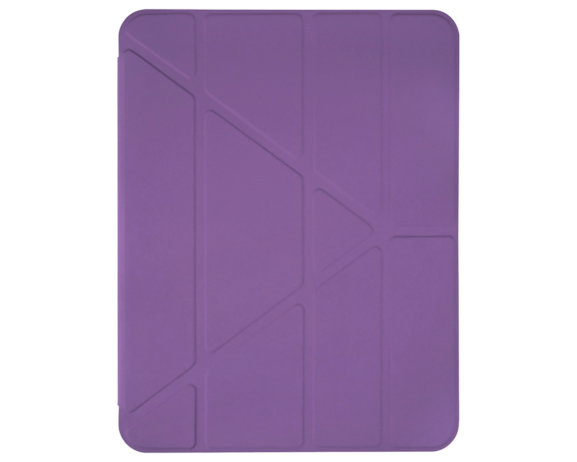 Pomologic - BookFold Clear till iPad Air 11 (M2/M3) - Clear/Lila