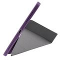 Pomologic - BookFold Clear till iPad 11(A16)/10,9 10th Gen - Clear/Lila