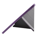 Pomologic - BookFold Clear till iPad 11(A16)/10,9 10th Gen - Clear/Lila
