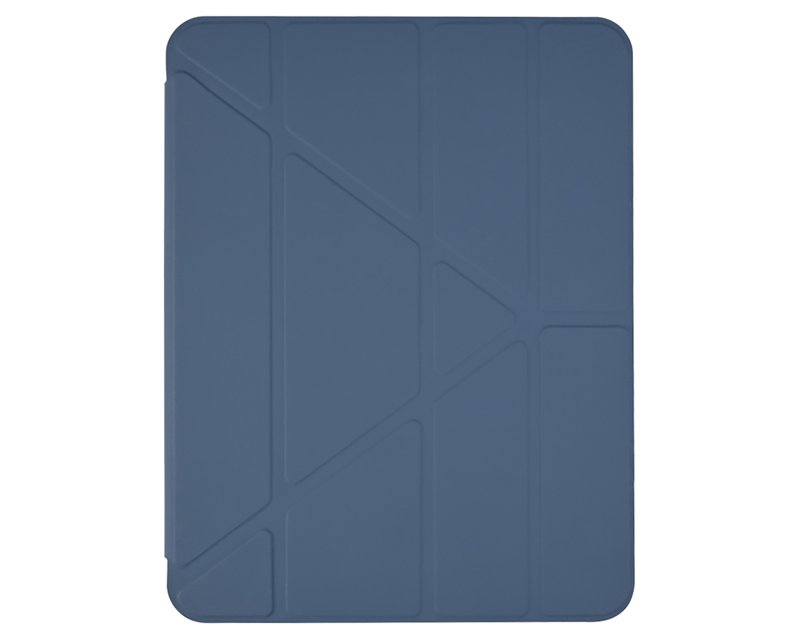 Pomologic - BookFold Clear till iPad Pro 11 (M4/M5) - Clear/Marinblå