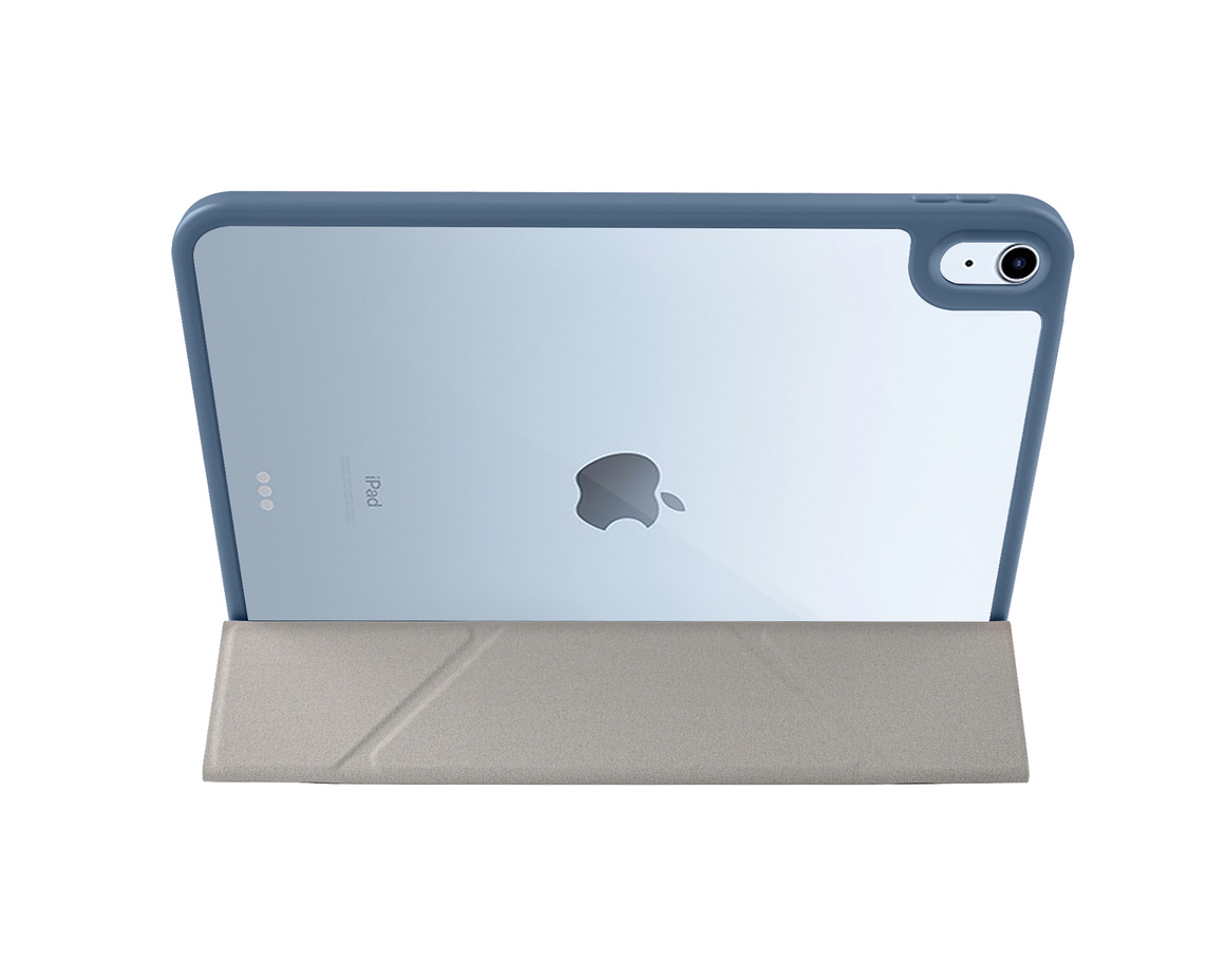 Pomologic - BookFold Clear till iPad 11(A16)/10,9 10th Gen - Clear/Marinblå