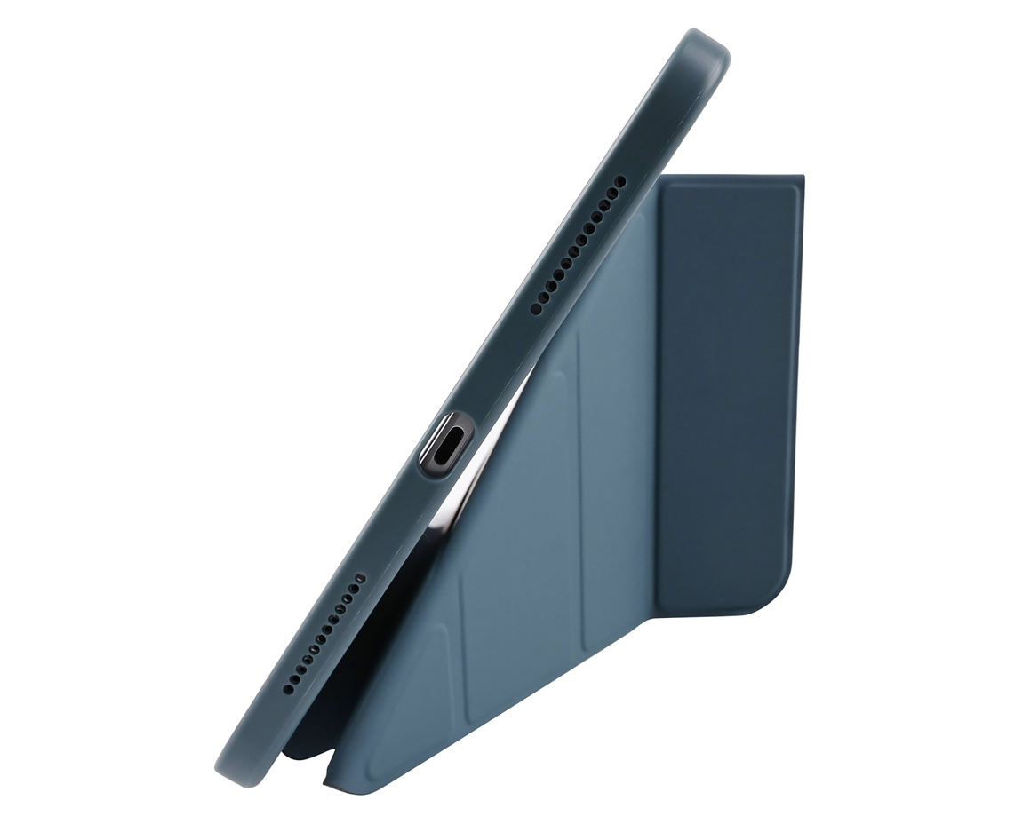 Pomologic - BookFold Clear till iPad 11(A16)/10,9 10th Gen - Clear/Marinblå