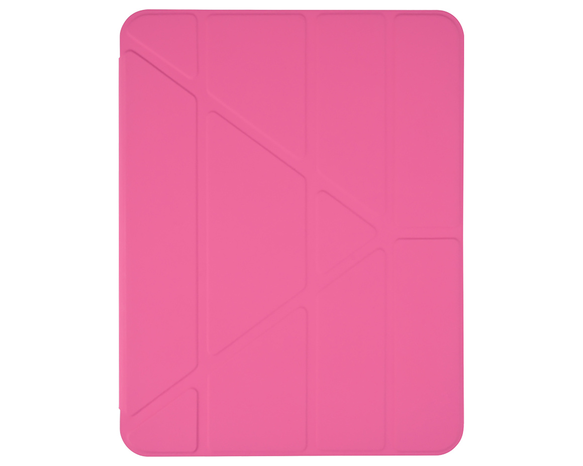 Pomologic - BookFold Clear till iPad Pro 13 (M4/M5) - Clear/Rosa