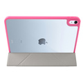 Pomologic - BookFold Clear till iPad 11(A16)/10,9 10th Gen - Clear/Rosa