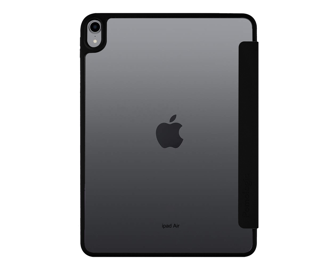 Pomologic - BookFold Clear till iPad Air 11 (M2/M3) - Clear/Svart