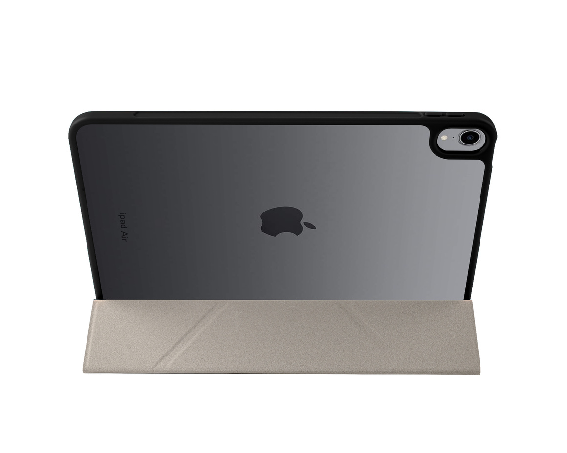 Pomologic - BookFold Clear till iPad Air 11 (M2/M3) - Clear/Svart