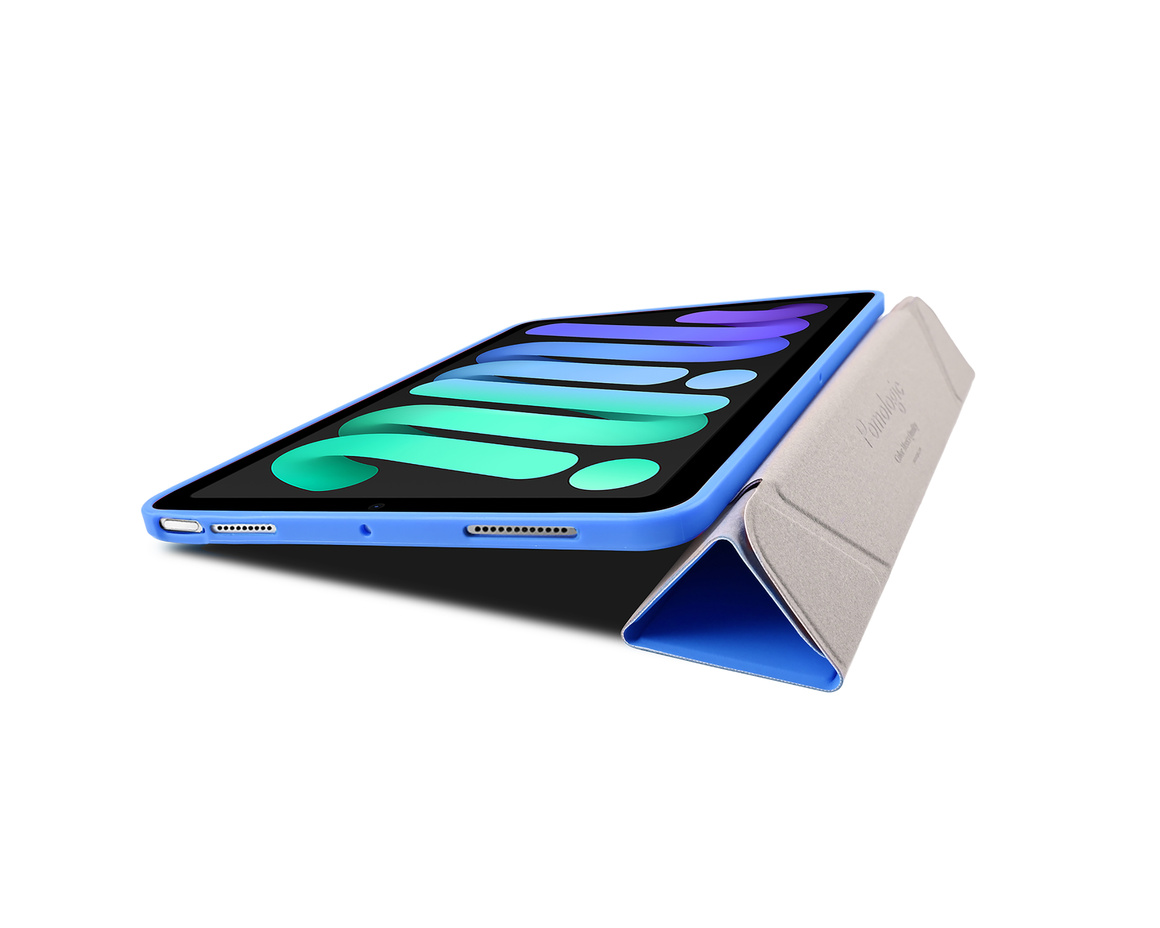 Pomologic - BookFold Clear till iPad Air 11 (M2/M3) - Clear/Blå