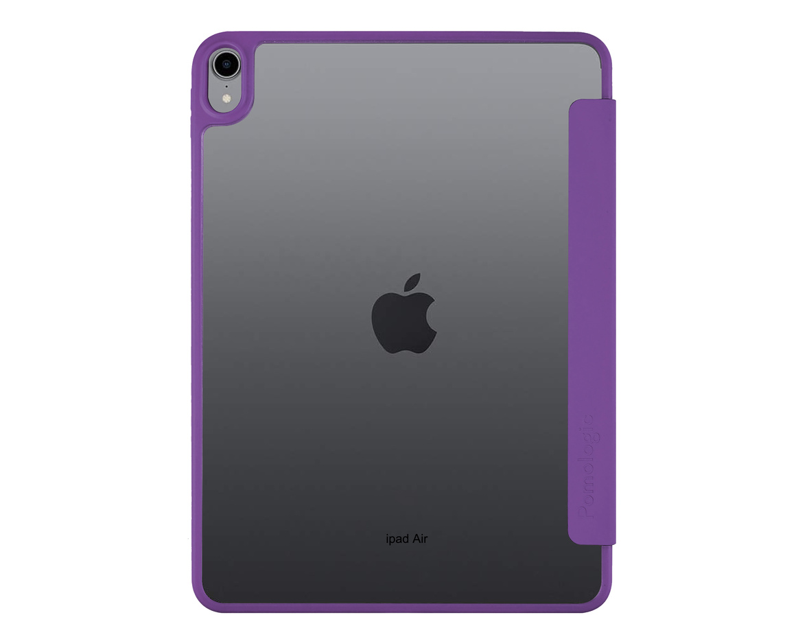 Pomologic - BookFold Clear till iPad Air 11 (M2/M3) - Clear/Lila