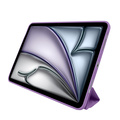 Pomologic - BookFold Clear till iPad Air 11 (M2/M3) - Clear/Lila