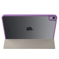 Pomologic - BookFold Clear till iPad Air 11 (M2/M3) - Clear/Lila