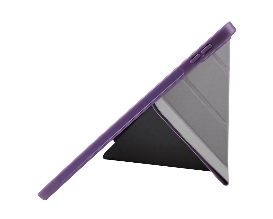 Pomologic - BookFold Clear till iPad Air 11 (M2/M3) - Clear/Lila