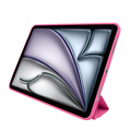 Pomologic - BookFold Clear till iPad Air 11 (M2/M3) - Clear/Rosa