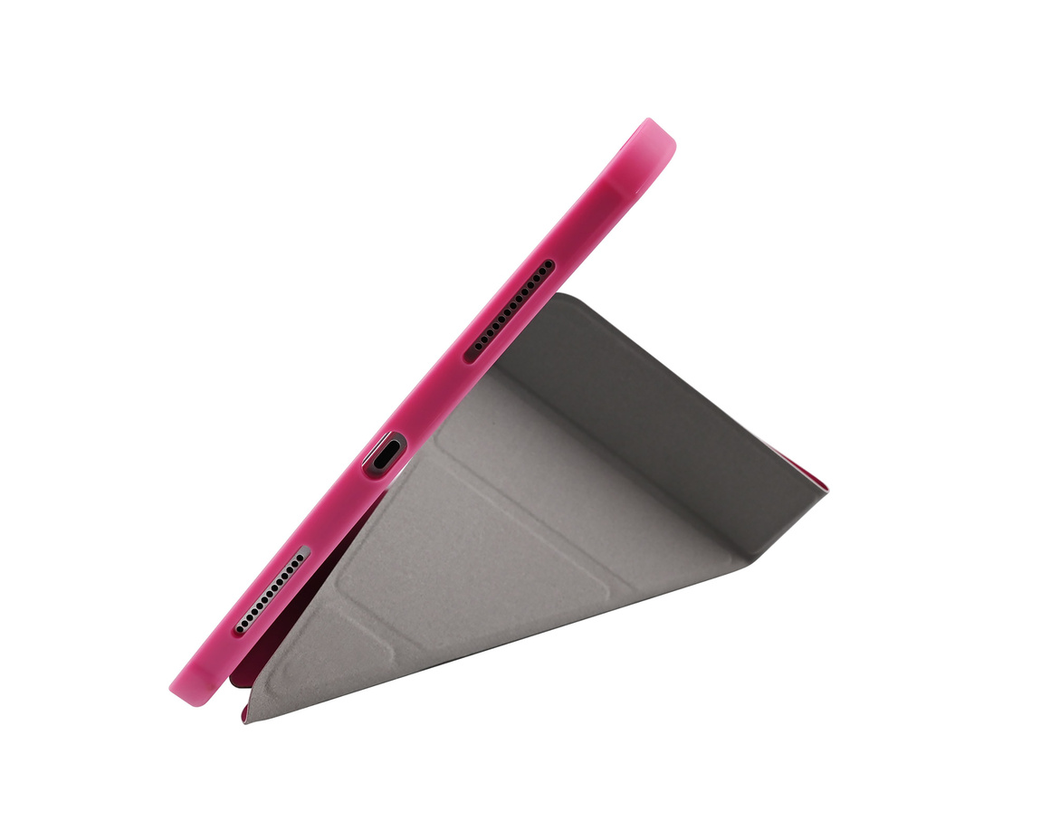 Pomologic - BookFold Clear till iPad Air 11 (M2/M3) - Clear/Rosa