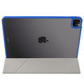 Pomologic - BookFold Clear till iPad Air 13 (M2/M3) - Clear/Blå