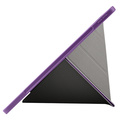 Pomologic - BookFold Clear till iPad Air 13 (M2/M3) - Clear/Lila