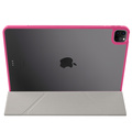 Pomologic - BookFold Clear till iPad Air 13 (M2/M3) - Clear/Rosa