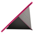 Pomologic - BookFold Clear till iPad Air 13 (M2/M3) - Clear/Rosa