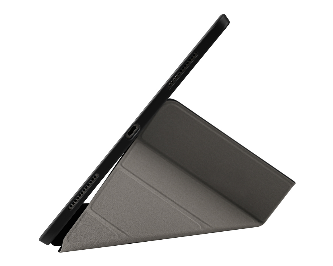 Pomologic - BookFold Clear till iPad Pro 13 (M4/M5) - Clear/Svart