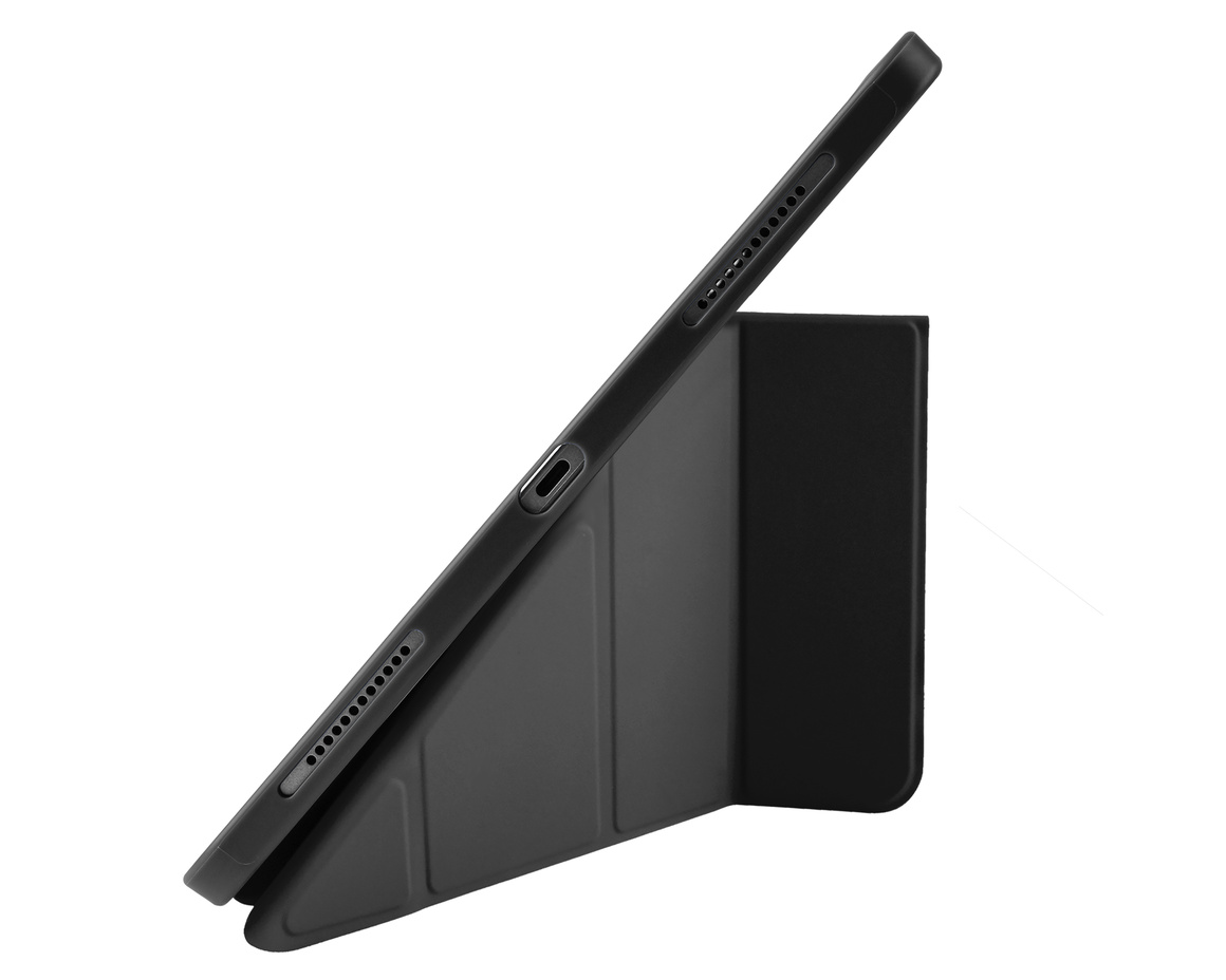 Pomologic - BookFold Clear till iPad Pro 13 (M4/M5) - Clear/Svart