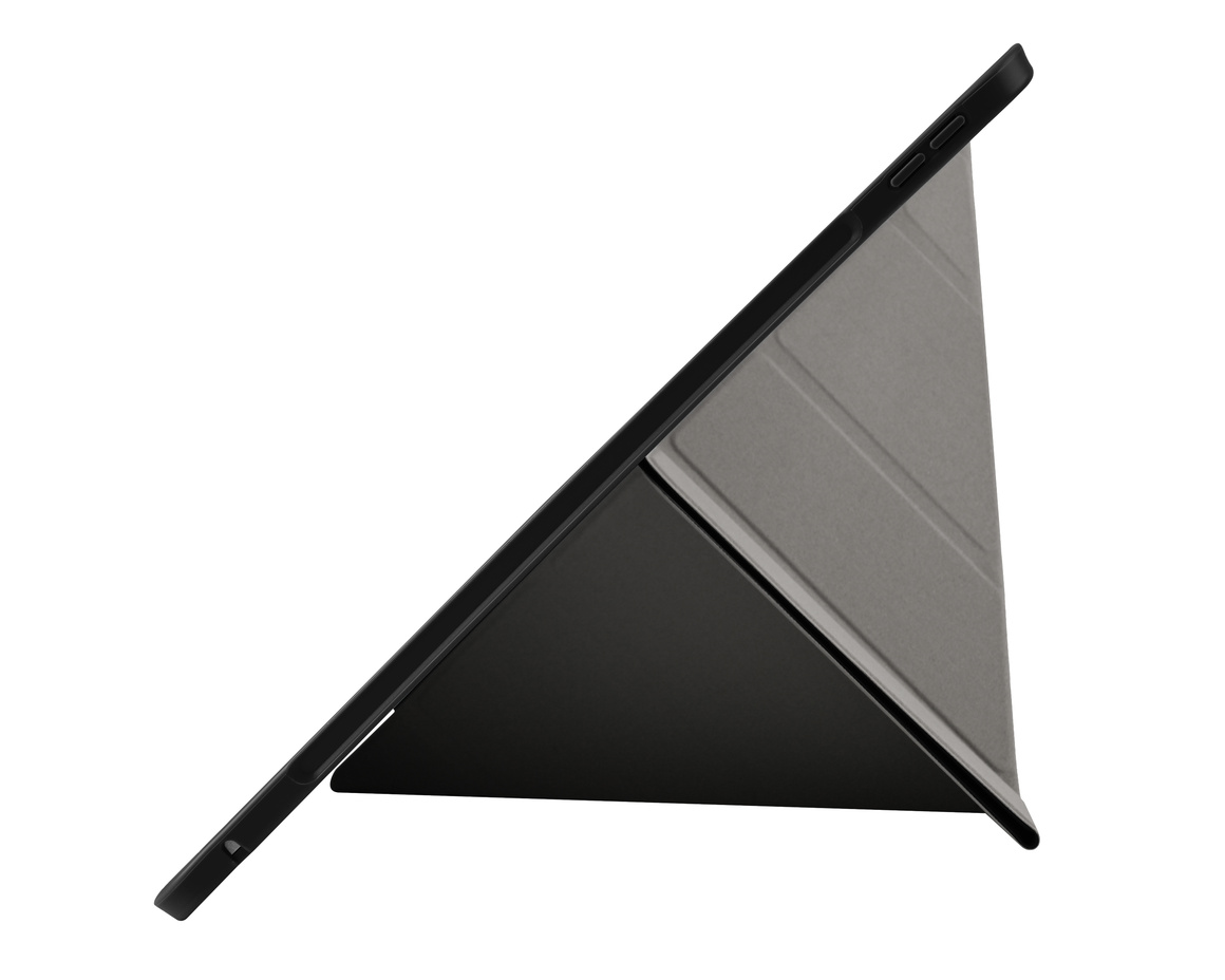 Pomologic - BookFold Clear till iPad Pro 13 (M4/M5) - Clear/Svart