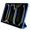 Pomologic - BookFold Clear till iPad Pro 13 (M4/M5) - Clear/Blå