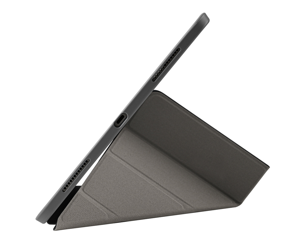 Pomologic - BookFold Clear till iPad Pro 13 (M4/M5) - Clear/Grå