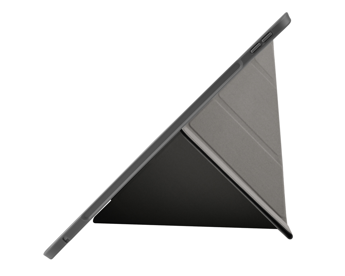 Pomologic - BookFold Clear till iPad Pro 13 (M4/M5) - Clear/Grå