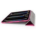 Pomologic - BookFold Clear till iPad Pro 13 (M4/M5) - Clear/Rosa