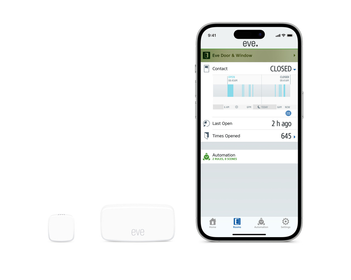 Eve - Door & Window, Wireless Contact Sensor (2020) HomeKit