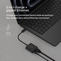 Belkin USB-C till Ethernet + Charge Adapter 100W