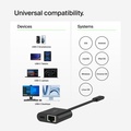 Belkin USB-C till Ethernet + Charge Adapter 100W