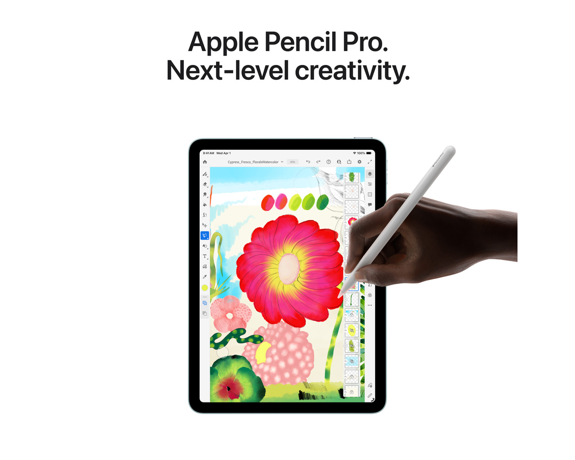 iPad Air M4 Wi-Fi 128 GB Lila 11 tum