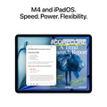 iPad Air M4 Wi-Fi + Cellular 128 GB blå 13 tum