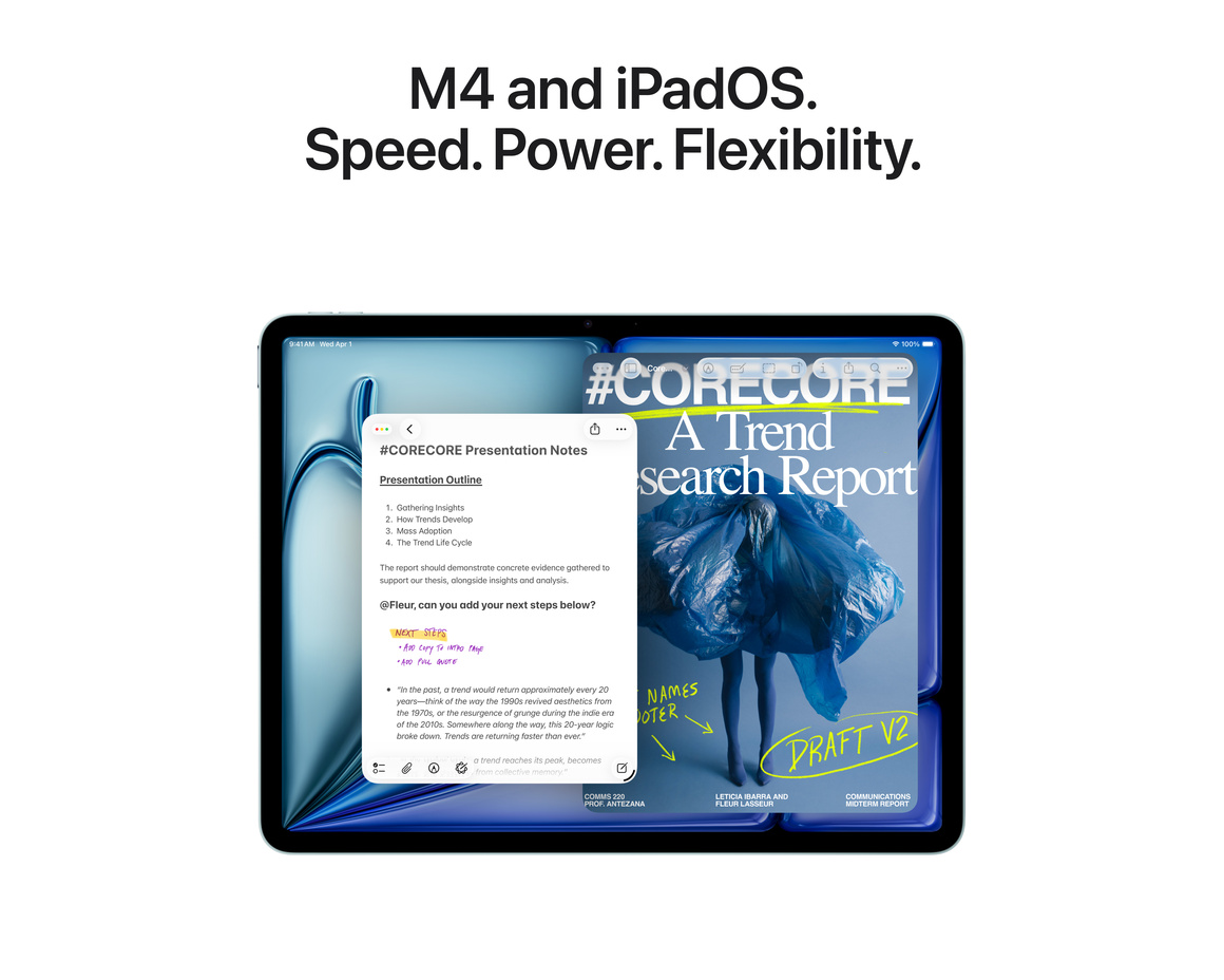 iPad Air M4 Wi-Fi 128 GB stärnglans 11 tum