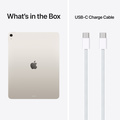 iPad Air M4 Wi-Fi 256 GB stärnglans 13 tum