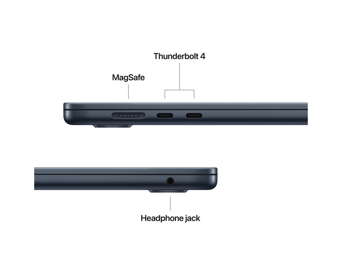 MacBook Air 13 M5, 10-core CPU,8-core GPU/16GB/512GB  -  midnatt