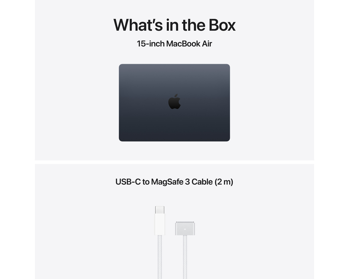 MacBook Air 13 M5, 10-core CPU,8-core GPU/16GB/512GB  -  midnatt