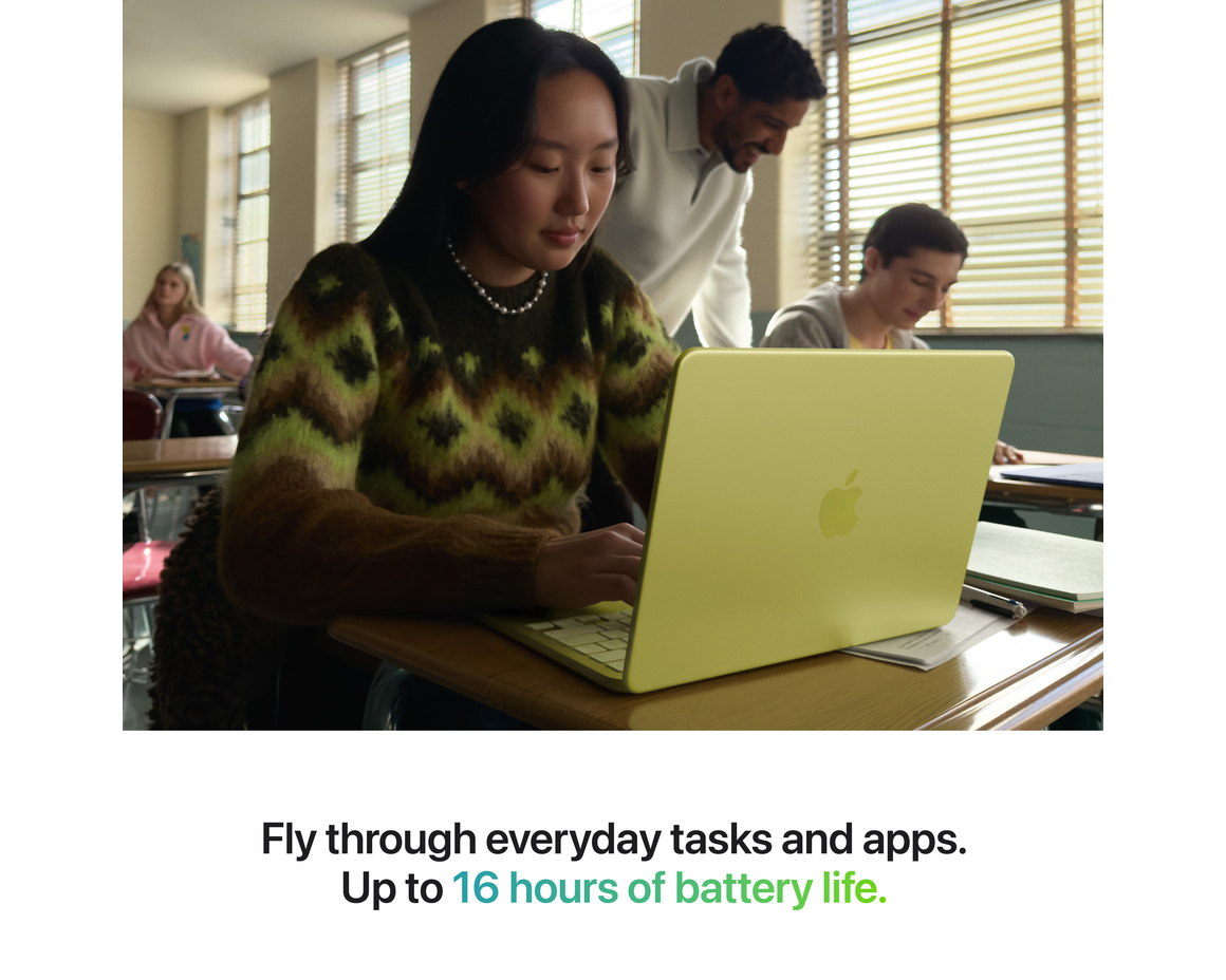 MacBook Neo citrus 256 GB Magic Keyboard