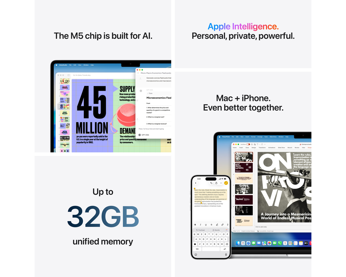 MacBook Air 15 M5, 10-core CPU,10-core GPU/16GB/512GB stjärnglans