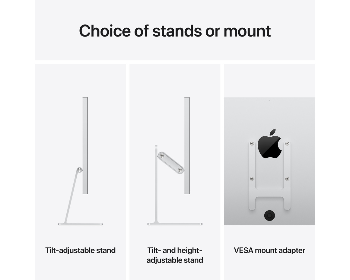 Apple Studio Display 2026 Stativ med justerbar lutning - Standardglas