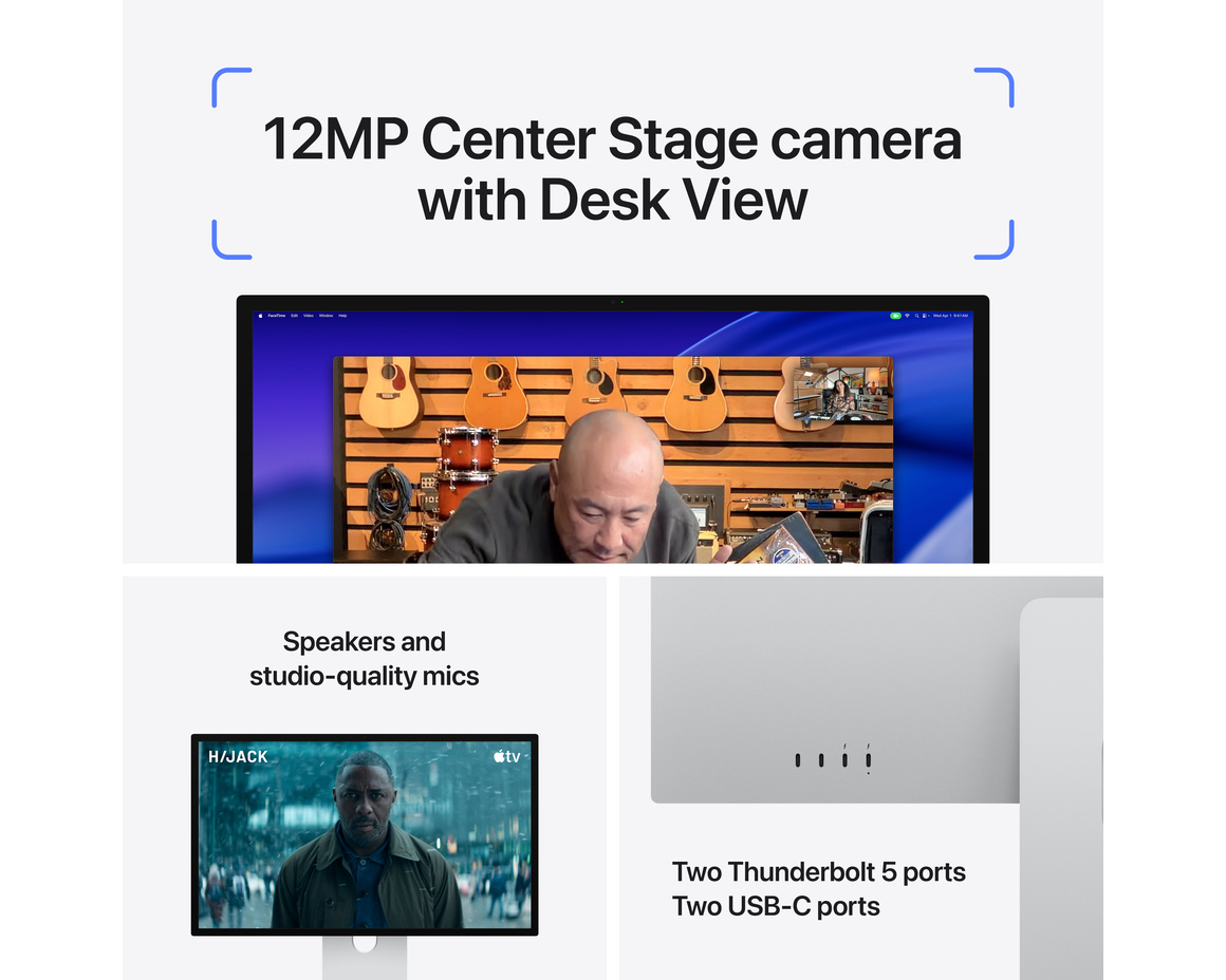Apple Studio Display XDR 2026 Justerbar lutning och höjd - Standardglas