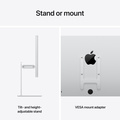 Apple Studio Display XDR 2026 Justerbar lutning och höjd - Standardglas