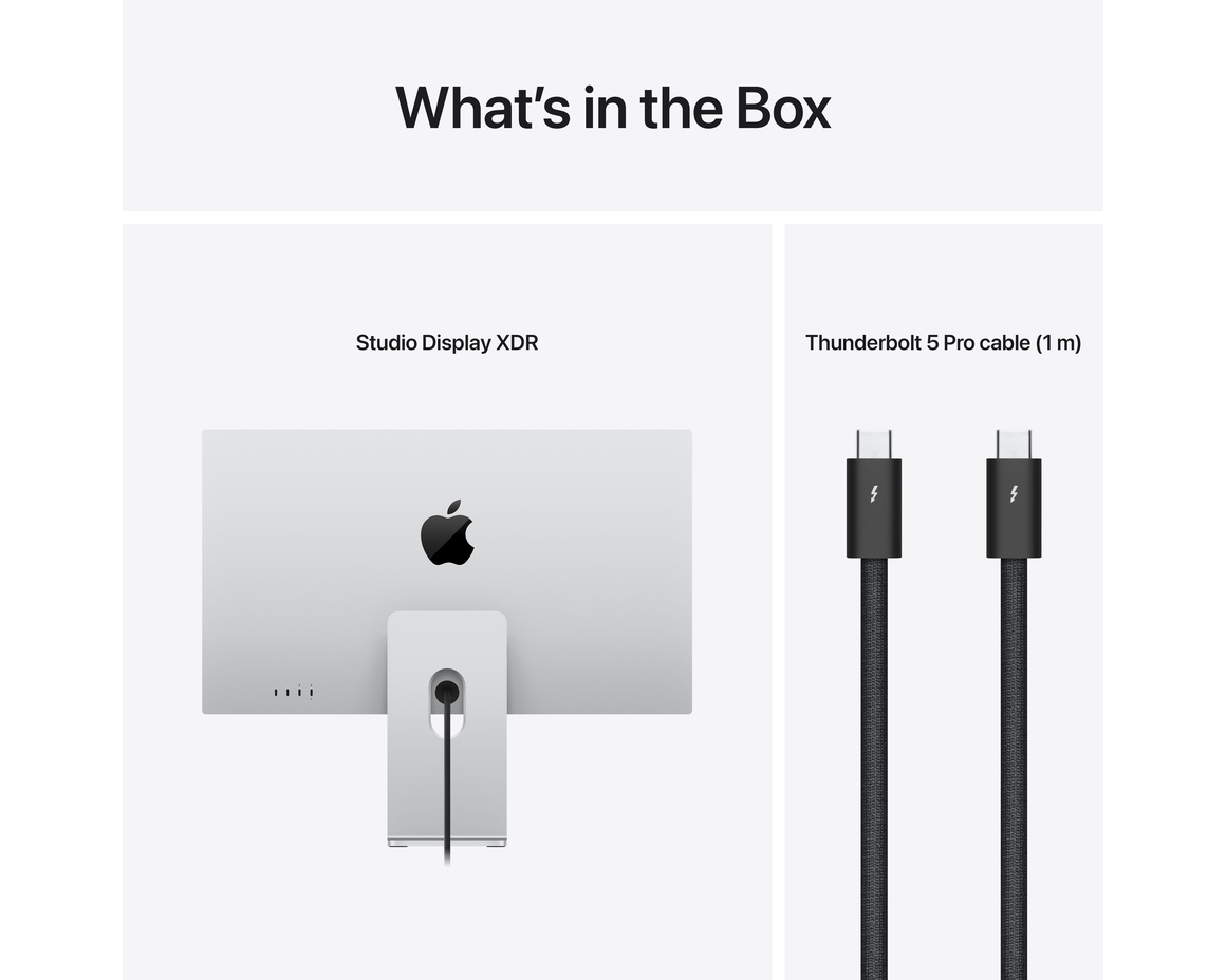 Apple Studio Display XDR 2026 Justerbar lutning och höjd - Standardglas