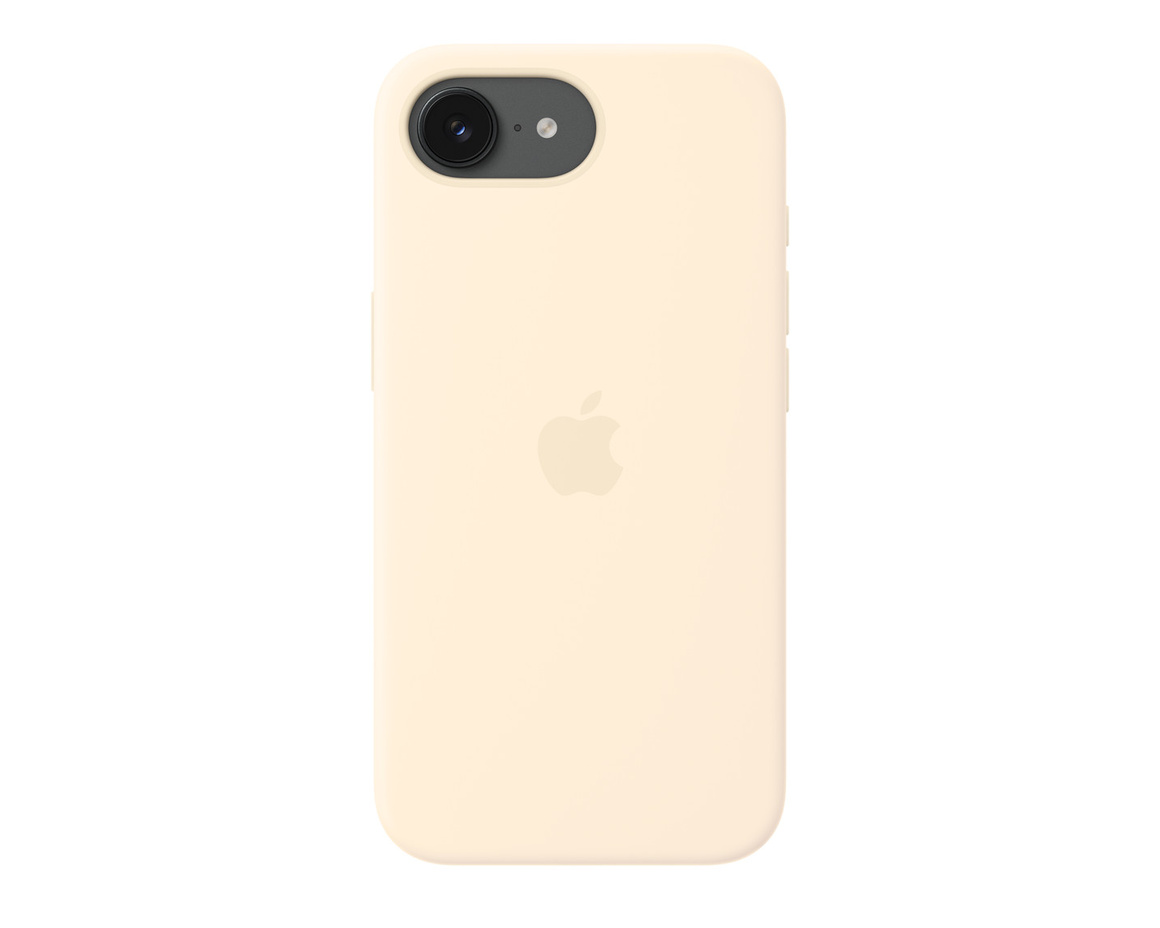 Apple iPhone 17e Silikonskal med MagSafe vanilj