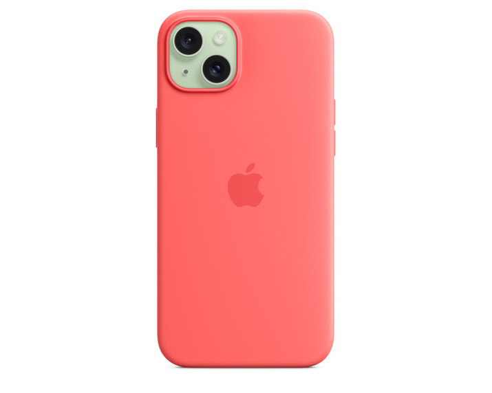 Apple iPhone 15 Plus Silikonskal med MagSafe Guava