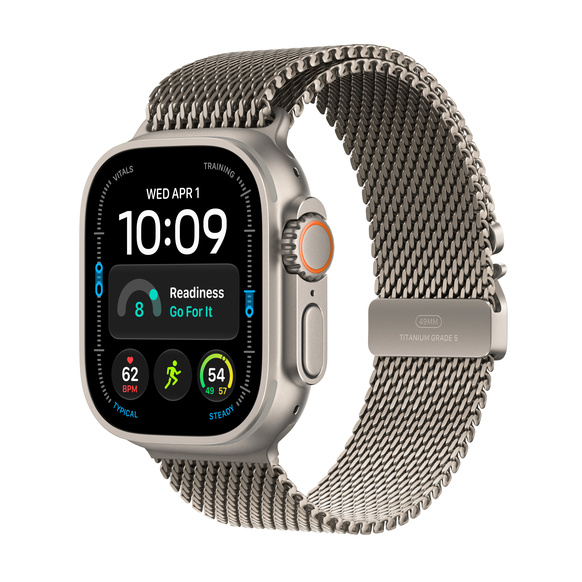 Apple Watch Ultra 4 GPS + Cellular 49mm med Milanese Loop