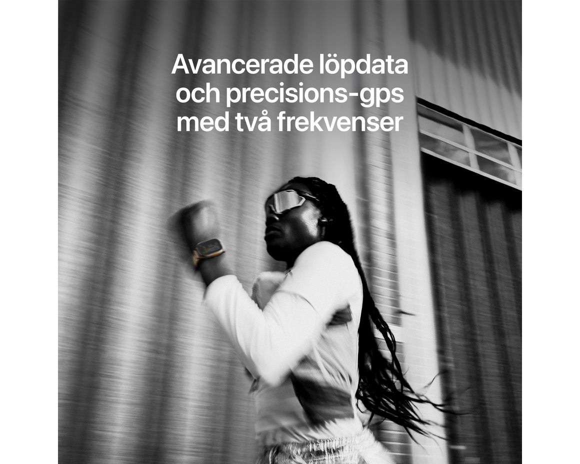 Apple Watch Ultra 4 GPS + Cellular 49mm med Ocean Band Genomlyst grå
