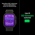 Apple Watch Ultra 4 GPS + Cellular 49mm med Ocean Band Genomlyst svart